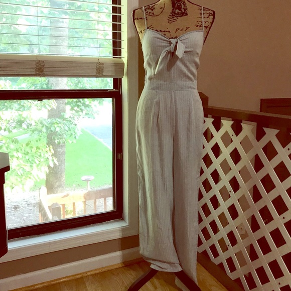 Romeo & Juliet Couture Pants - Romeo + Juliet Couture Light Blue Jumpsuit NWT New